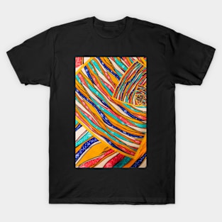 New colorful  geometric abstract T-Shirt